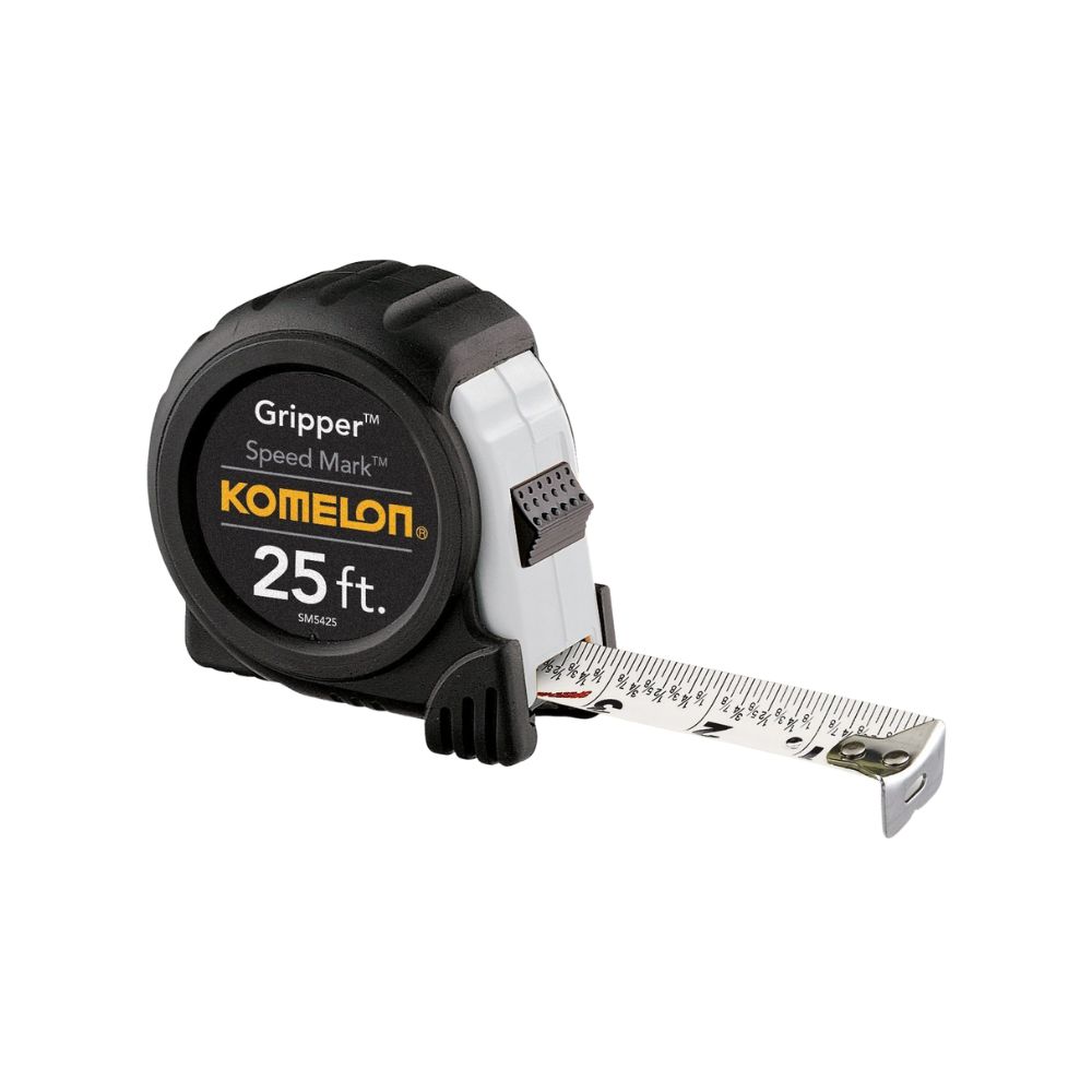 25-foot tape measure for measuring rooms, furniture, and home projects